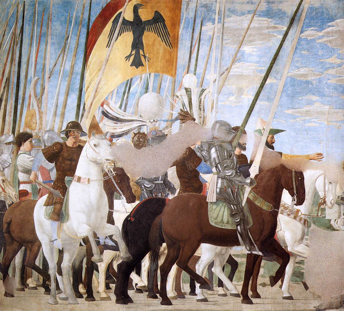 5. Constantine's Victory over Maxentius (detail) by PIERO DELLA FRANCESCA