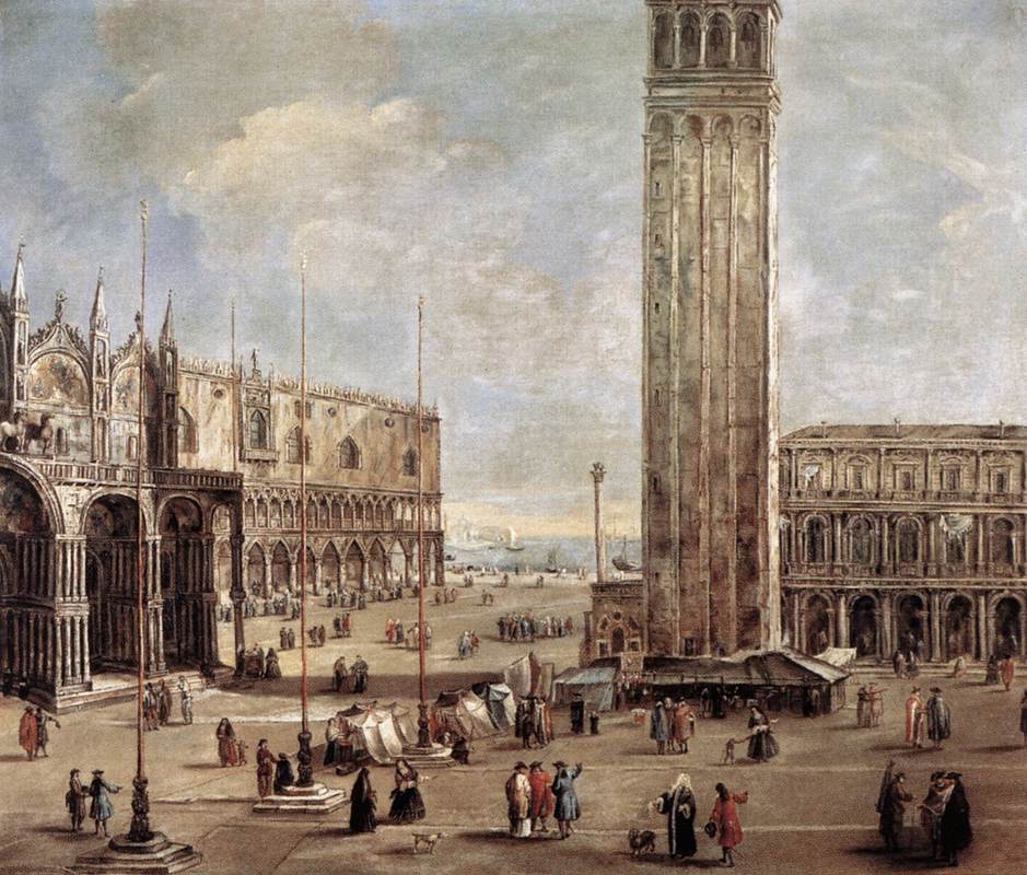 View of the Piazza San Marco from the Procuratie Vecchie by STOM, Antonio