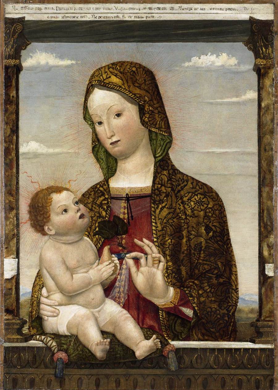 Virgin and Child by BENAGLIO, Francesco