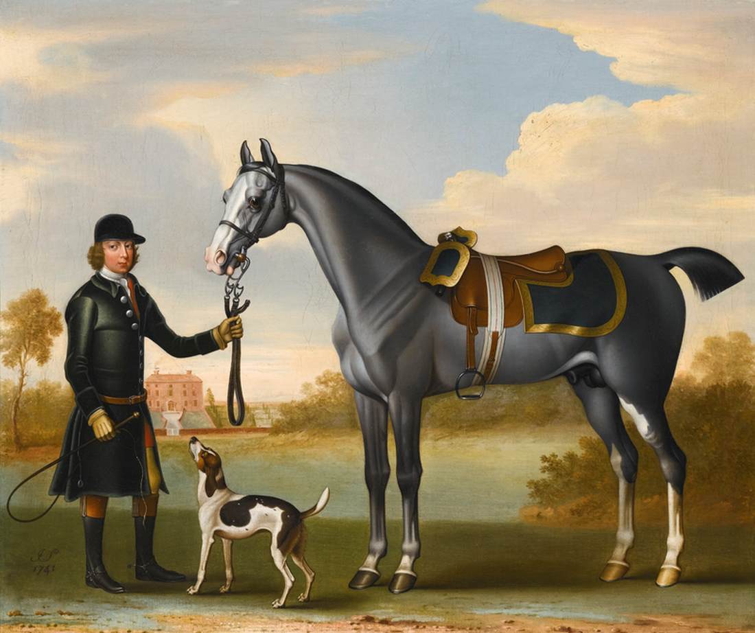 A Saddled Grey by SEYMOUR, James