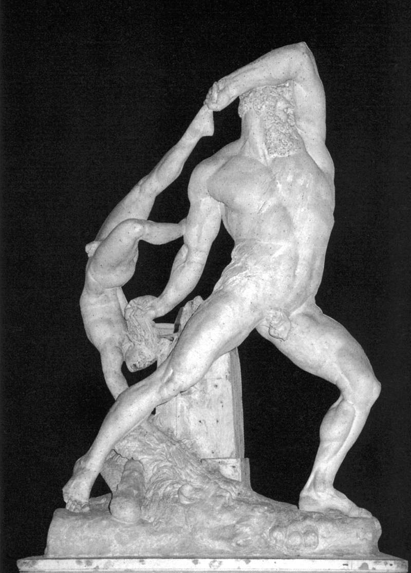 Hercules and Lichas by CANOVA, Antonio