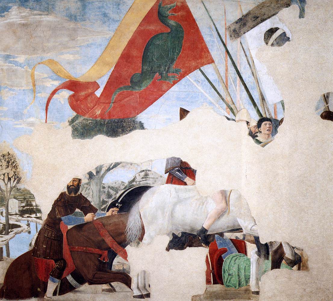 5. Constantine's Victory over Maxentius (detail) by PIERO DELLA FRANCESCA