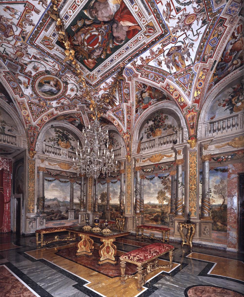 Hall in the Appartamento Estivo by DUGHET, Gaspard