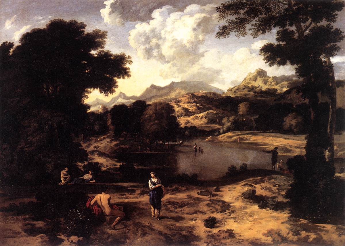 Heroic Landscape with Figures by