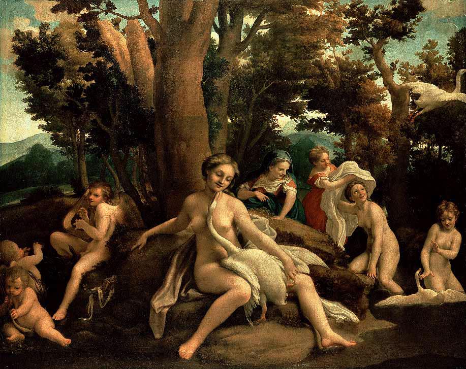 Leda with the Swan by CORREGGIO