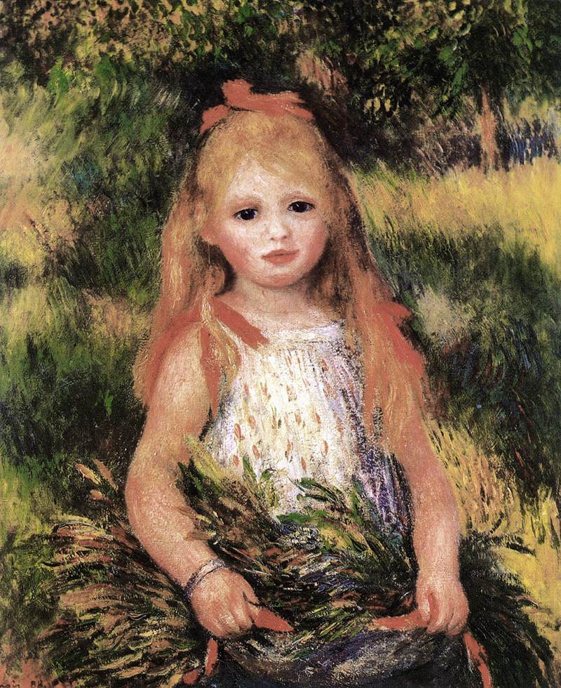 Girl with Sheaf by RENOIR, Pierre-Auguste