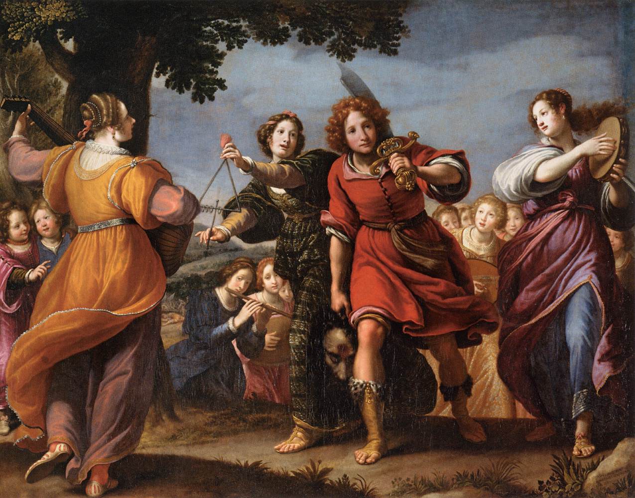 The Triumph of David by ROSSELLI, Matteo