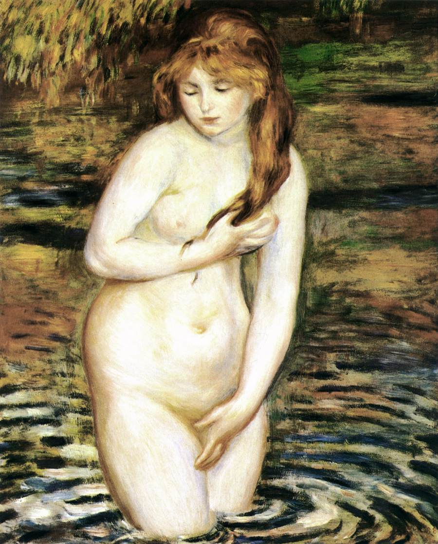 Bather by PORCELLIS, Julius