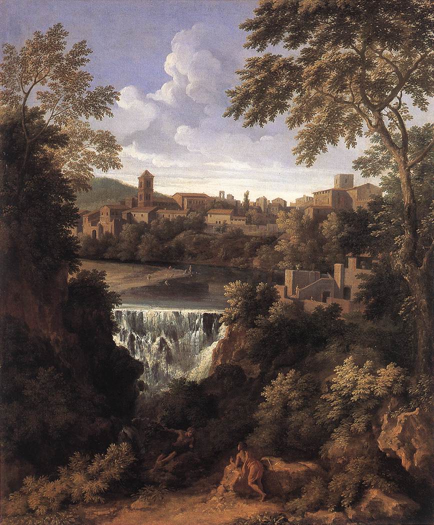 The Falls of Tivoli by DUGHET, Gaspard