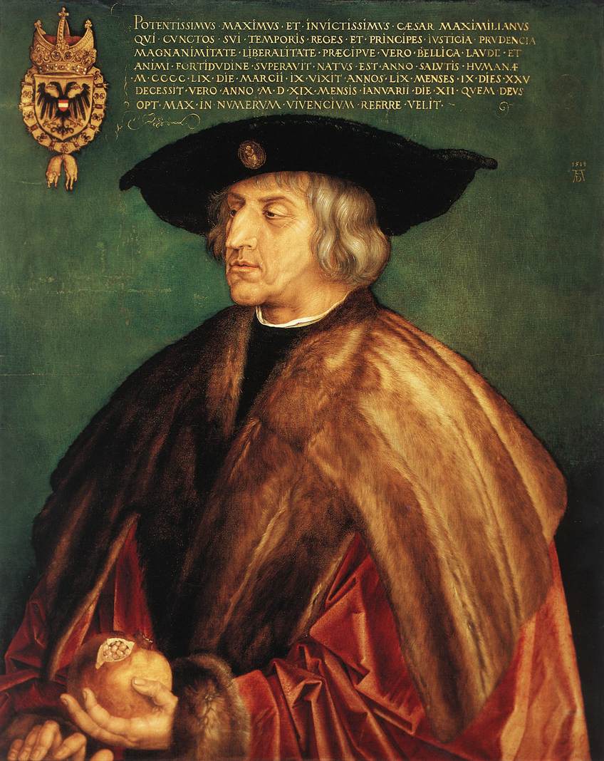 Emperor Maximilian I by DÜRER, Albrecht