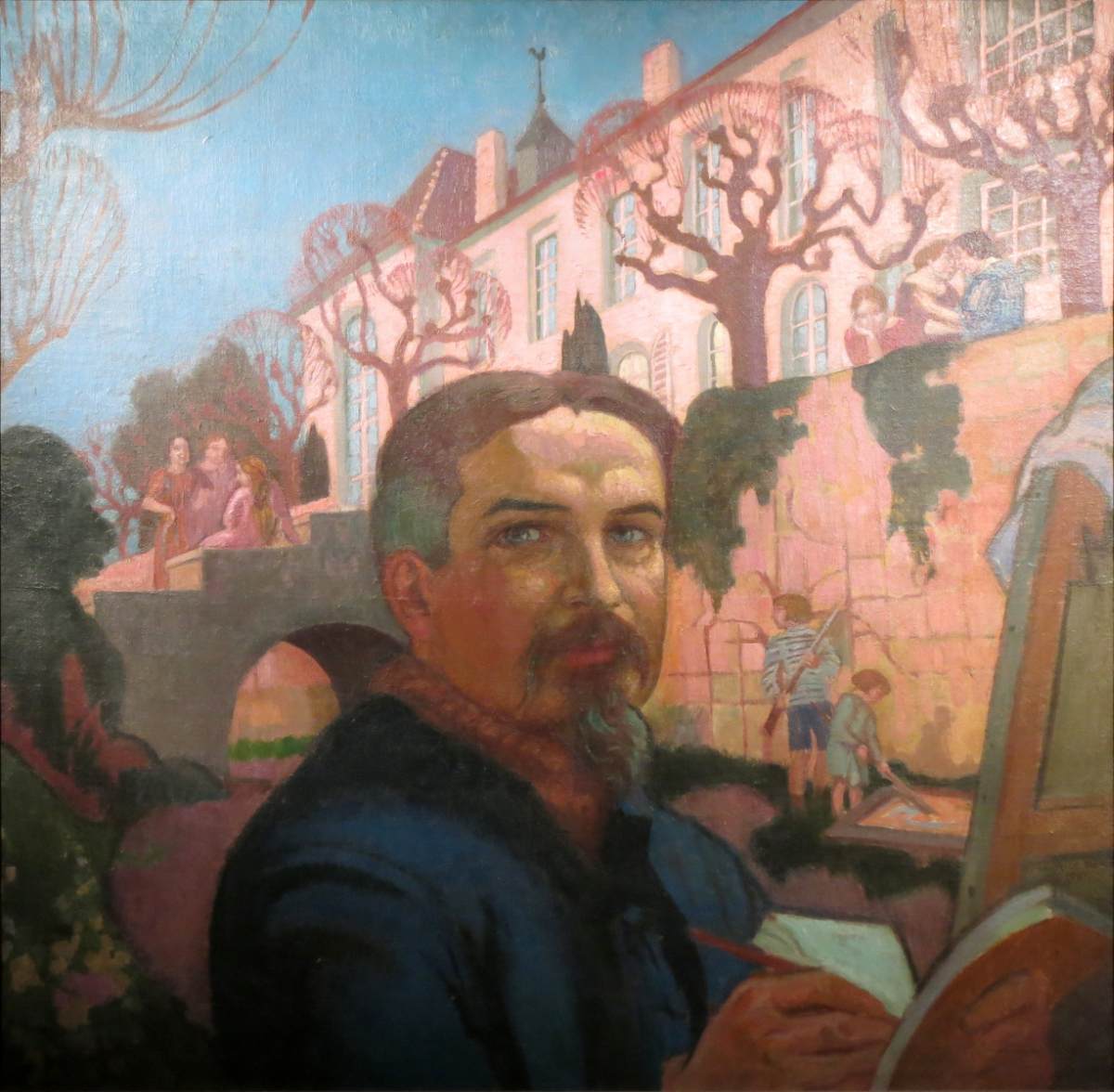 Self-Portrait before the Priory by