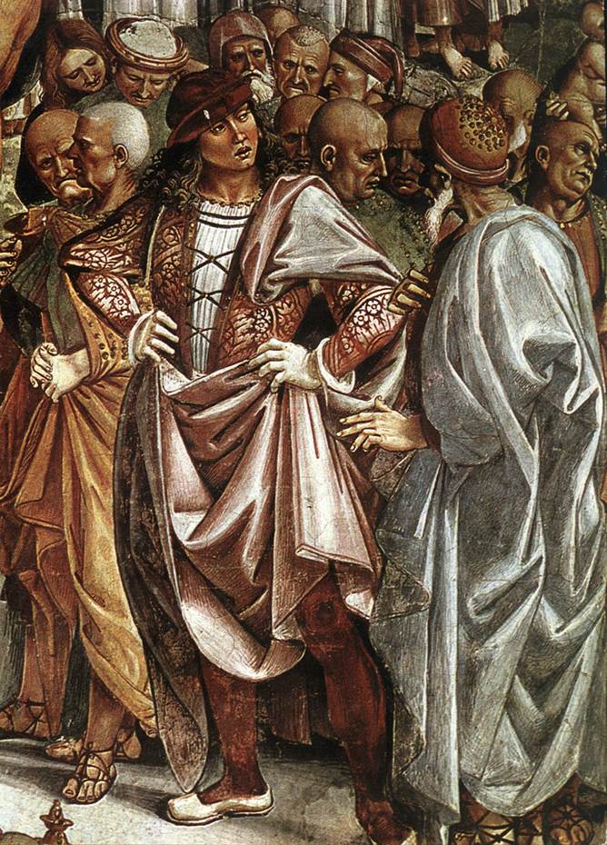 Sermon and Deeds of the Antichrist (detail) by SIGNORELLI, Luca