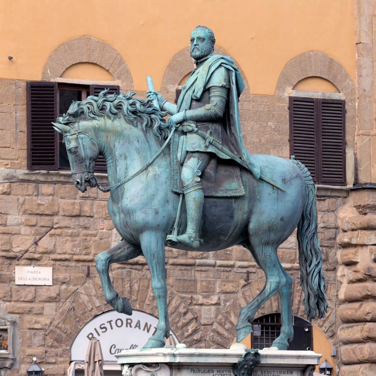 Equestrian Portrait of Cosimo I by GIAMBOLOGNA