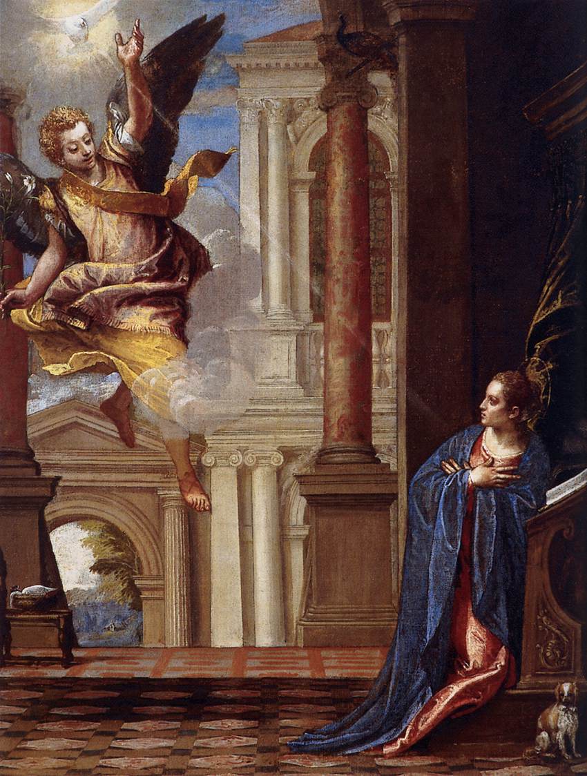 Annunciation by VERONESE, Paolo