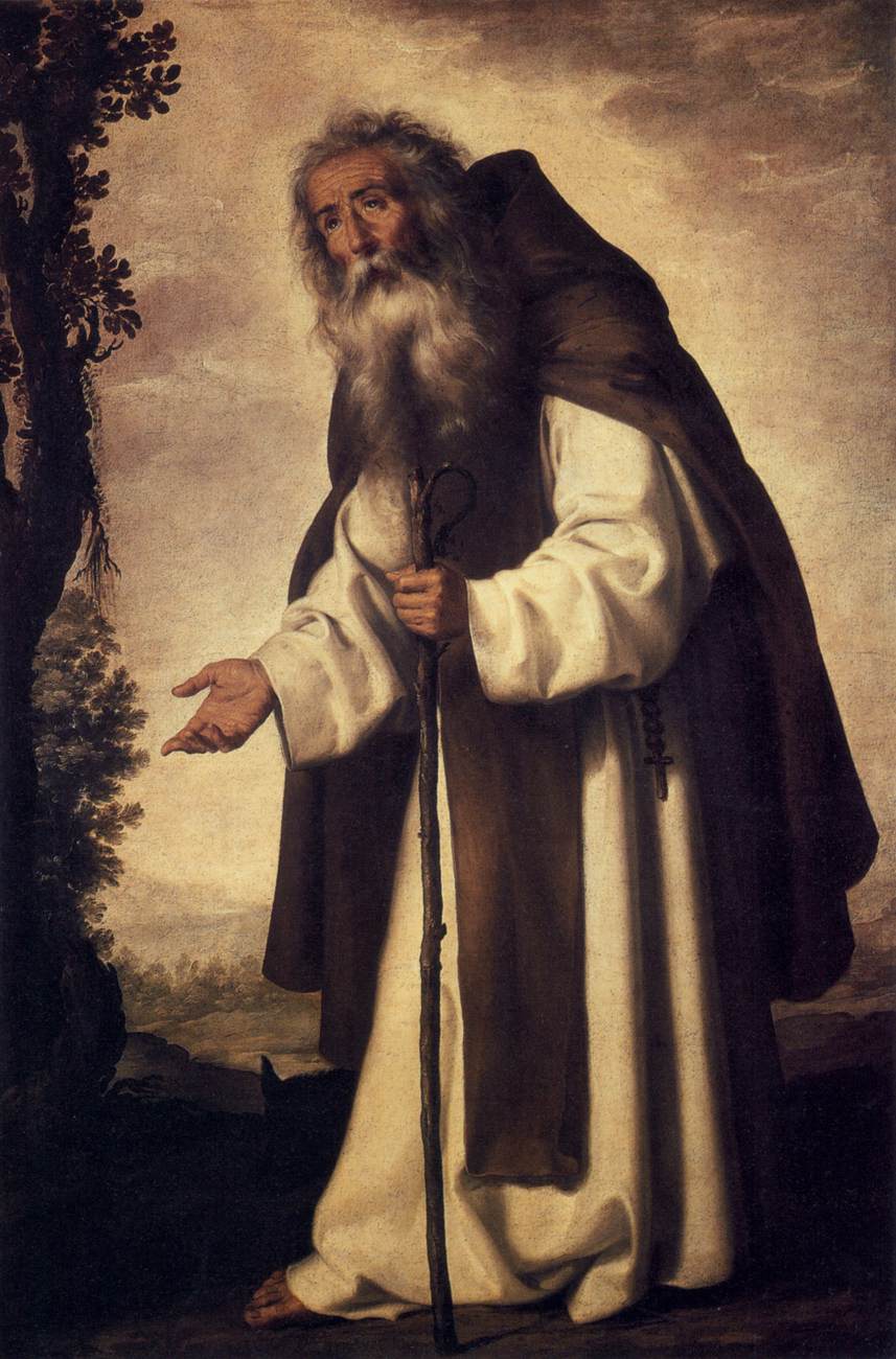 St Anthony Abbot by ZURBARÁN, Francisco de