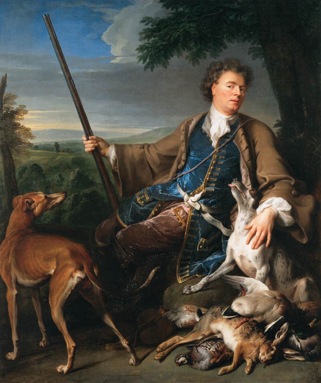 Self-Portrait as a Huntsman by DESPORTES, Alexandre-François