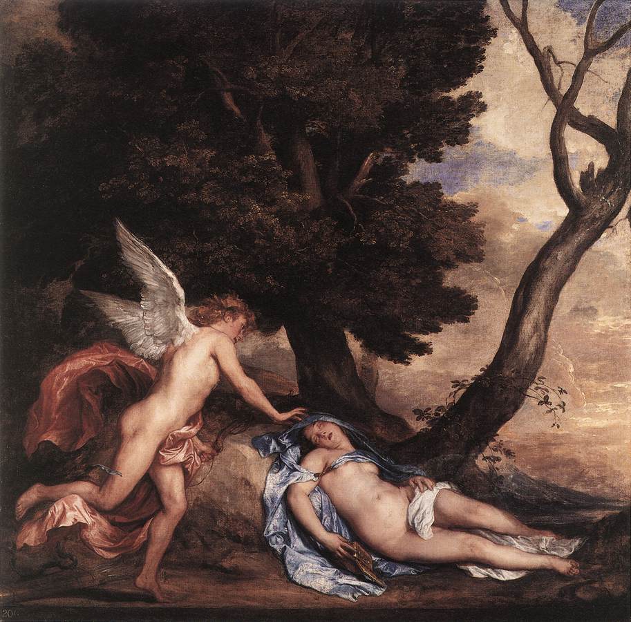 Cupid and Psyche by DYCK, Sir Anthony van