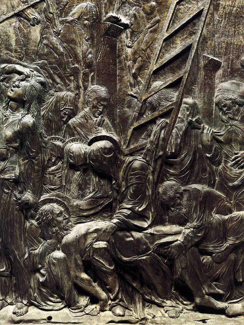 Descent from the Cross (detail) by DONATELLO