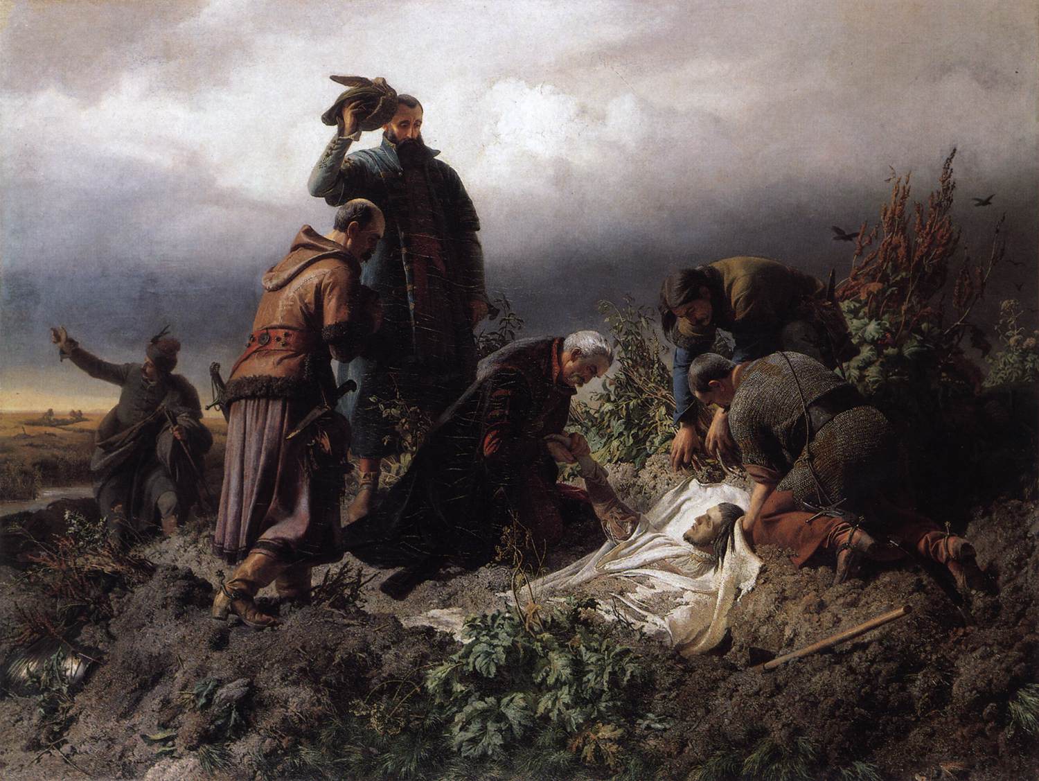 Discovery of the Body of King Louis the Second by SZÉKELY, Bertalan