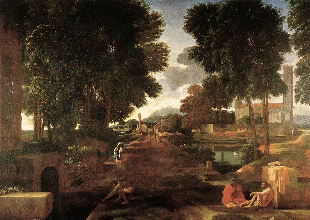 A Roman Road by POUSSIN, Nicolas