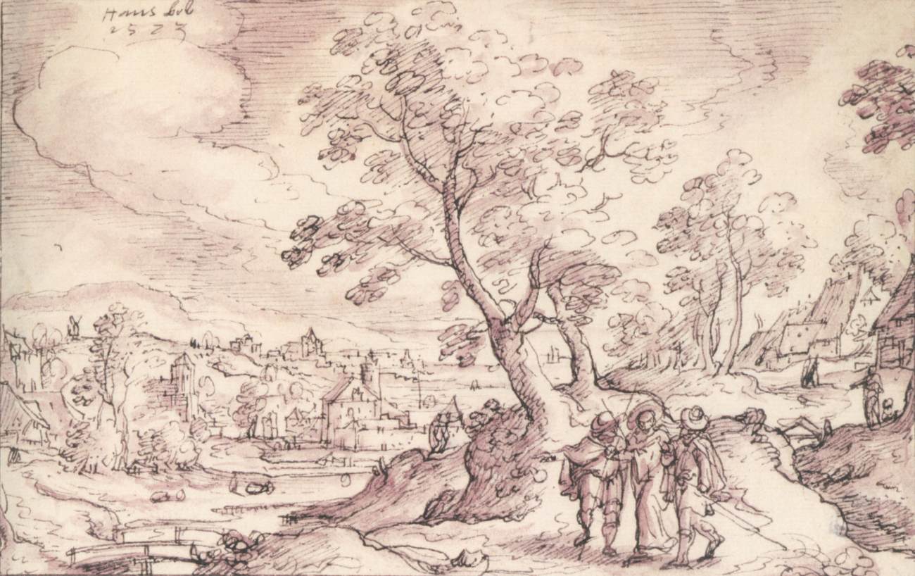 Landscape with Christ and The Disciples on The Way to Emmaus by BOL, Hans