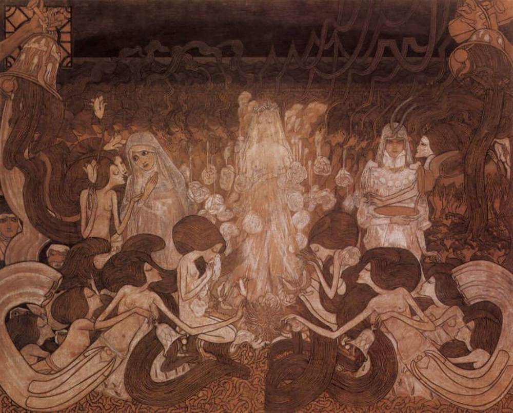 The Three Brides by TOOROP, Jan