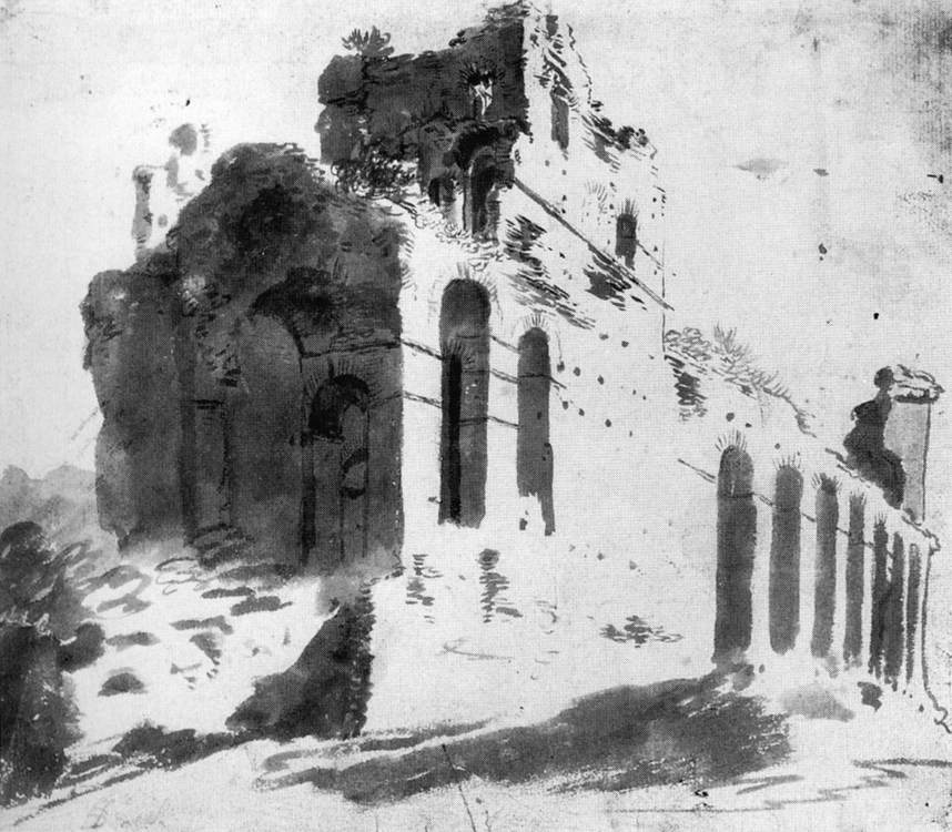 Ruins of the City Walls, near Porta S Paolo, Rome by BREENBERGH, Bartholomeus