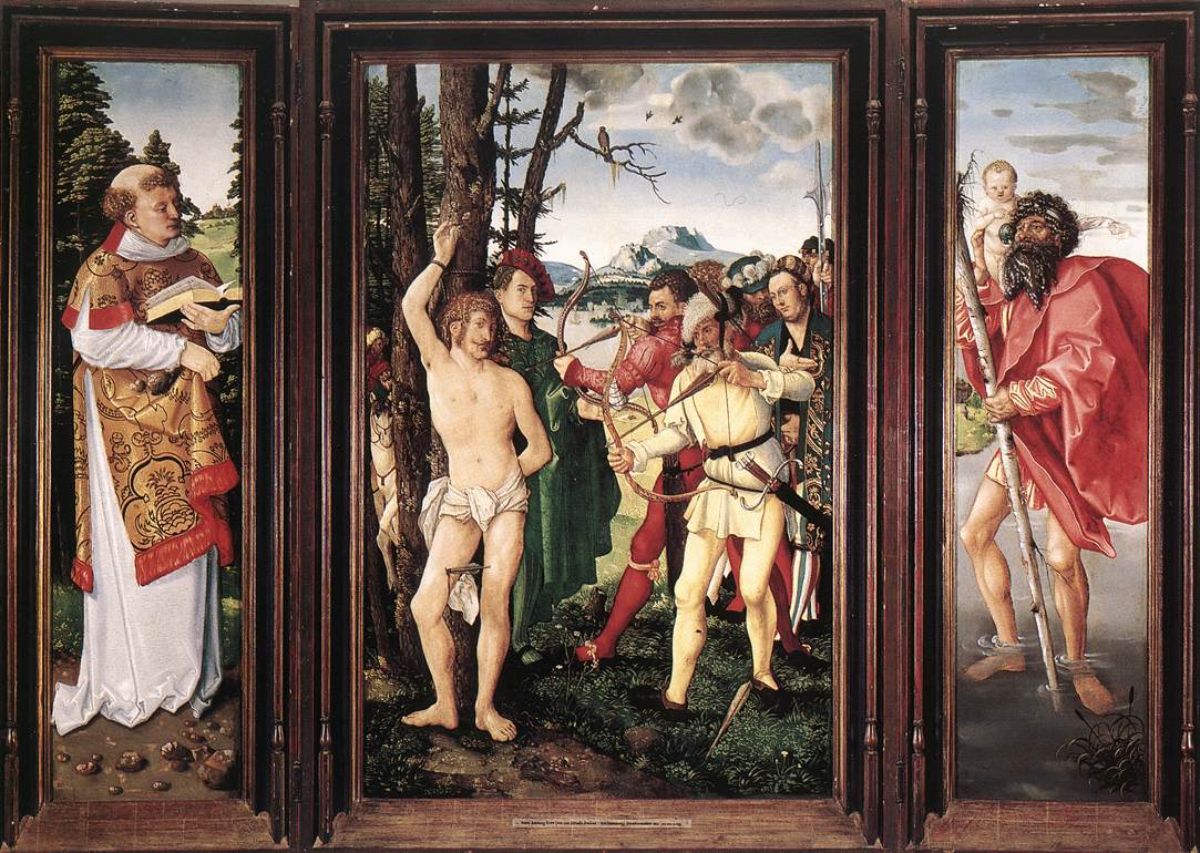 St Sebastian Altarpiece by BALDUNG GRIEN, Hans