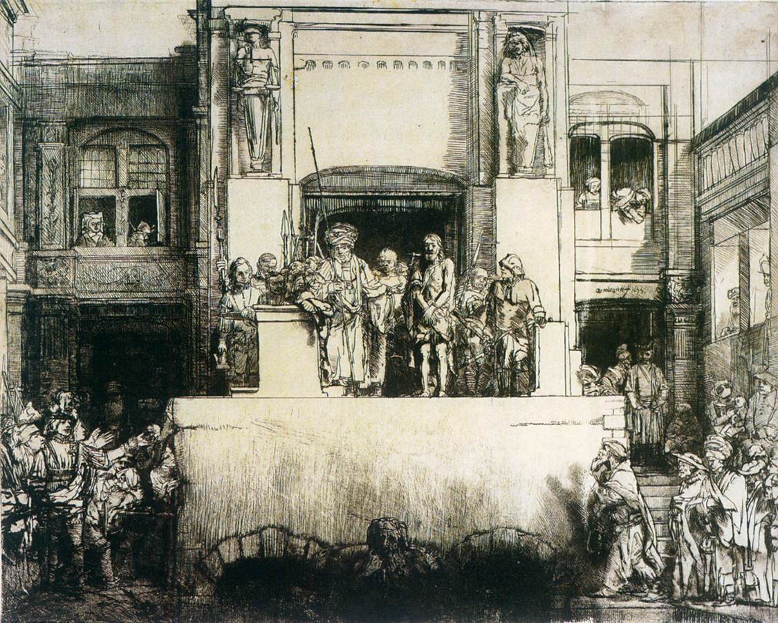 Christ presented to the people (Ecce Homo) by REMBRANDT Harmenszoon van Rijn