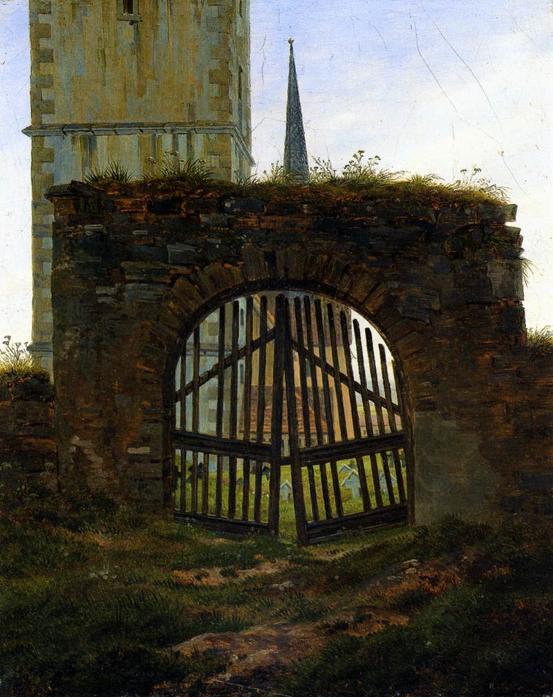 The Cemetery Gate (The Churchyard) by FRIEDRICH, Caspar David