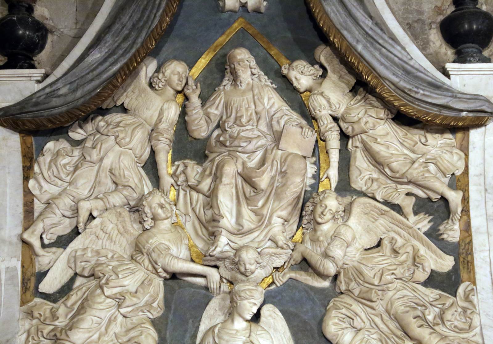 Monument to Bishop Forteguerri (detail) by VERROCCHIO, Andrea del