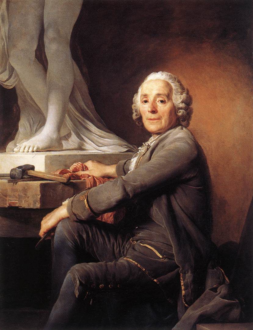 Christophe Gabriel Allegrain, Sculptor by DUPLESSIS, Joseph-Siffred