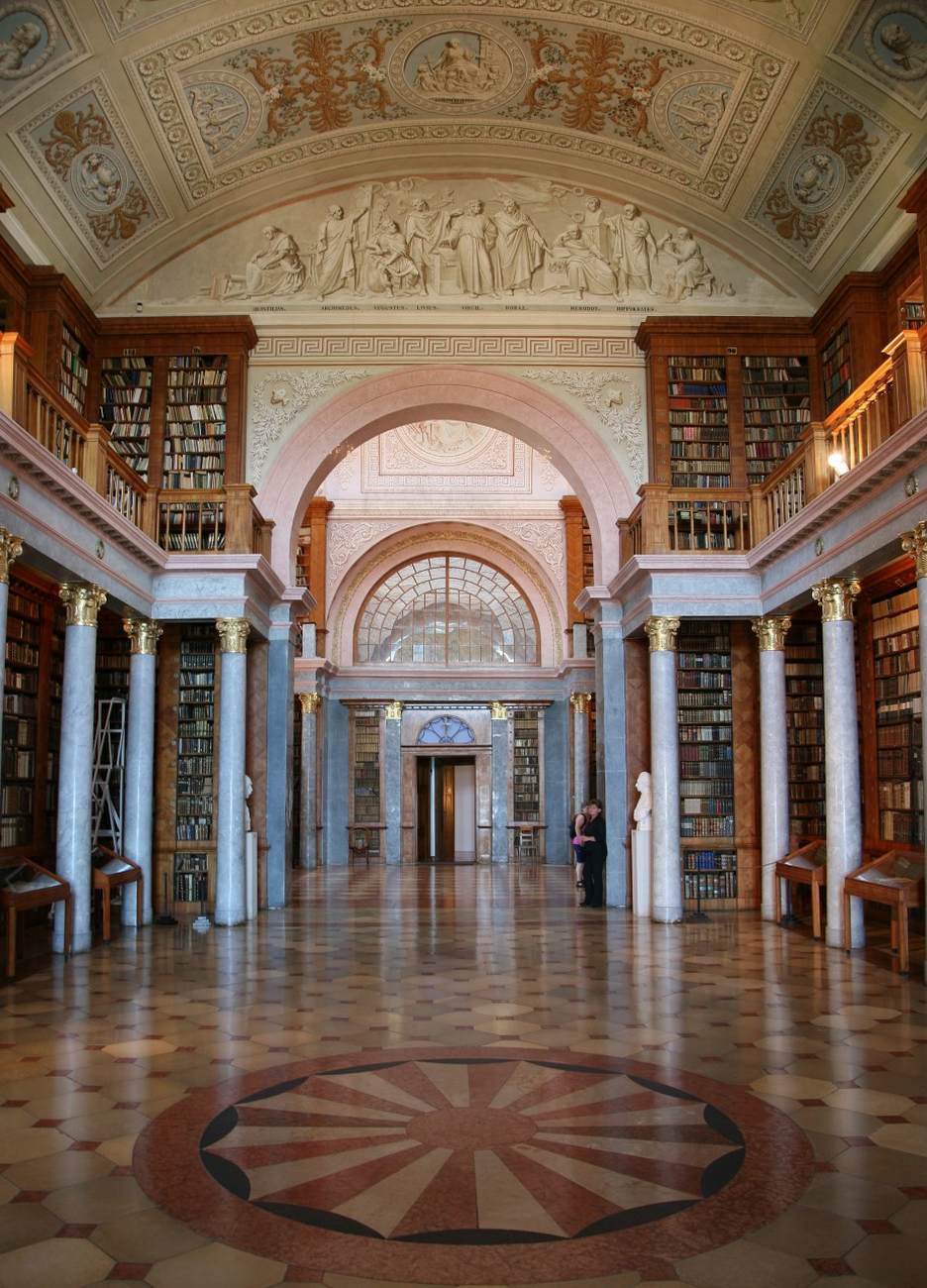 View of the library by