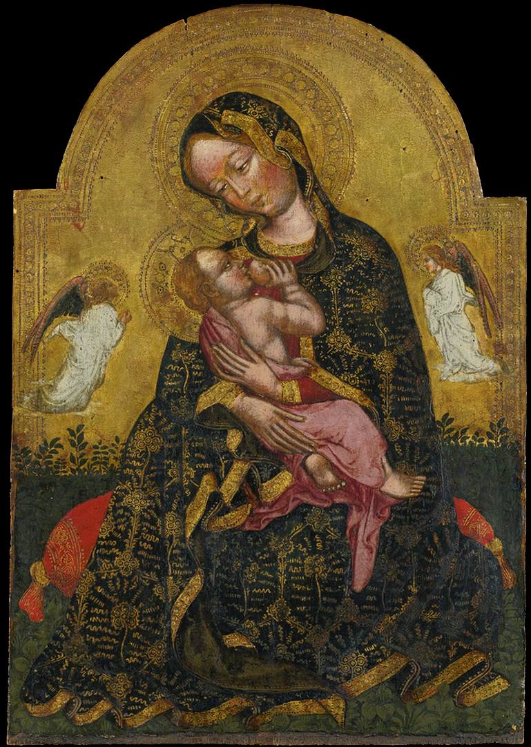 Madonna of Humility Flanked by Two Angels by ZANINO DI PIETRO