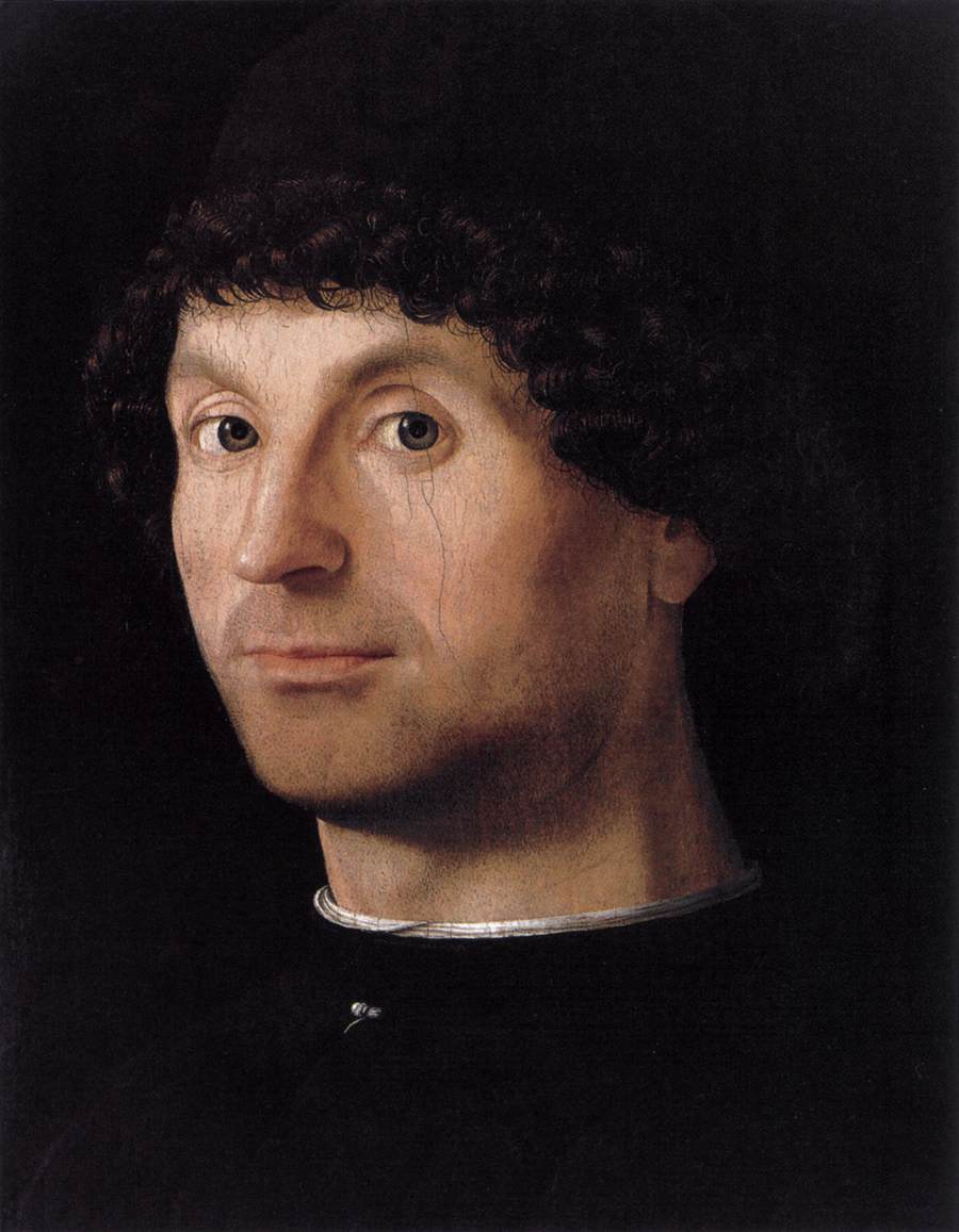 Portrait of a Man by ANTONELLO da Messina