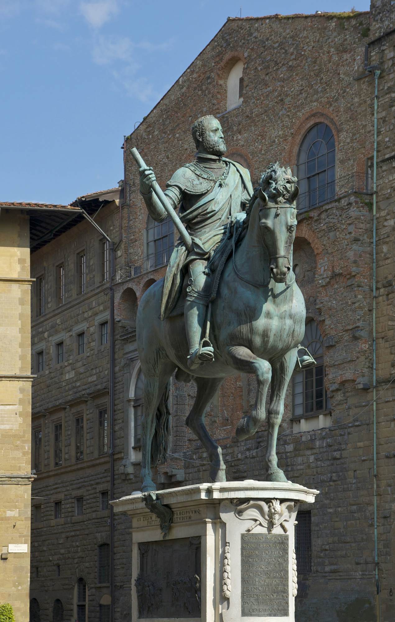 Equestrian Portrait of Cosimo I by GIAMBOLOGNA