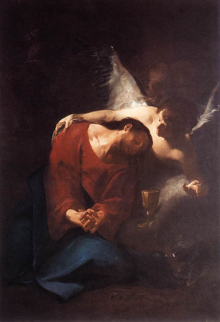 Christ Comforted by an Angel by