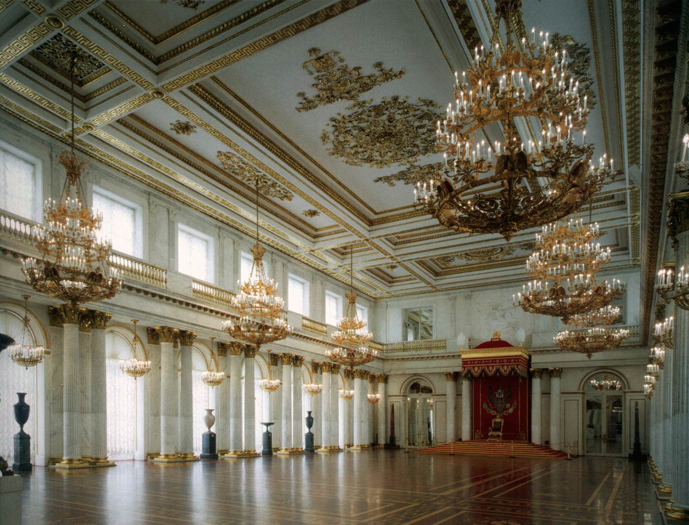 St. George Hall (Large Throne Room) by QUARENGHI, Giacomo