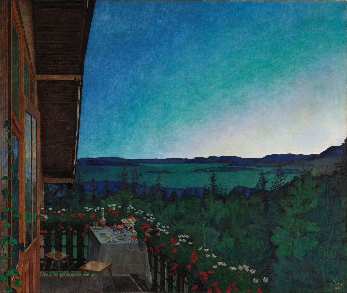 Summer Night by SOHLBERG, Harald Oskar