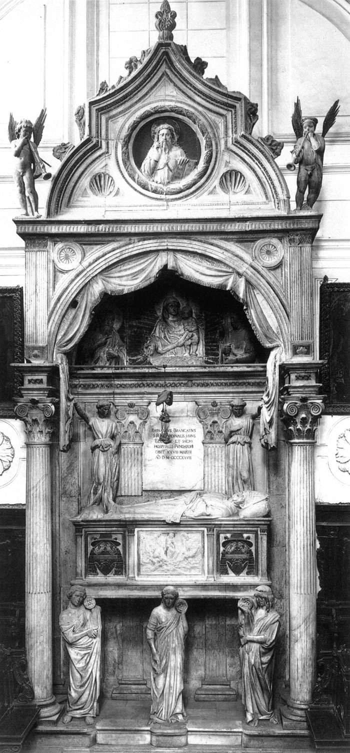 Funeral Monument of Cardinal Rainaldo Brancacci by DONATELLO