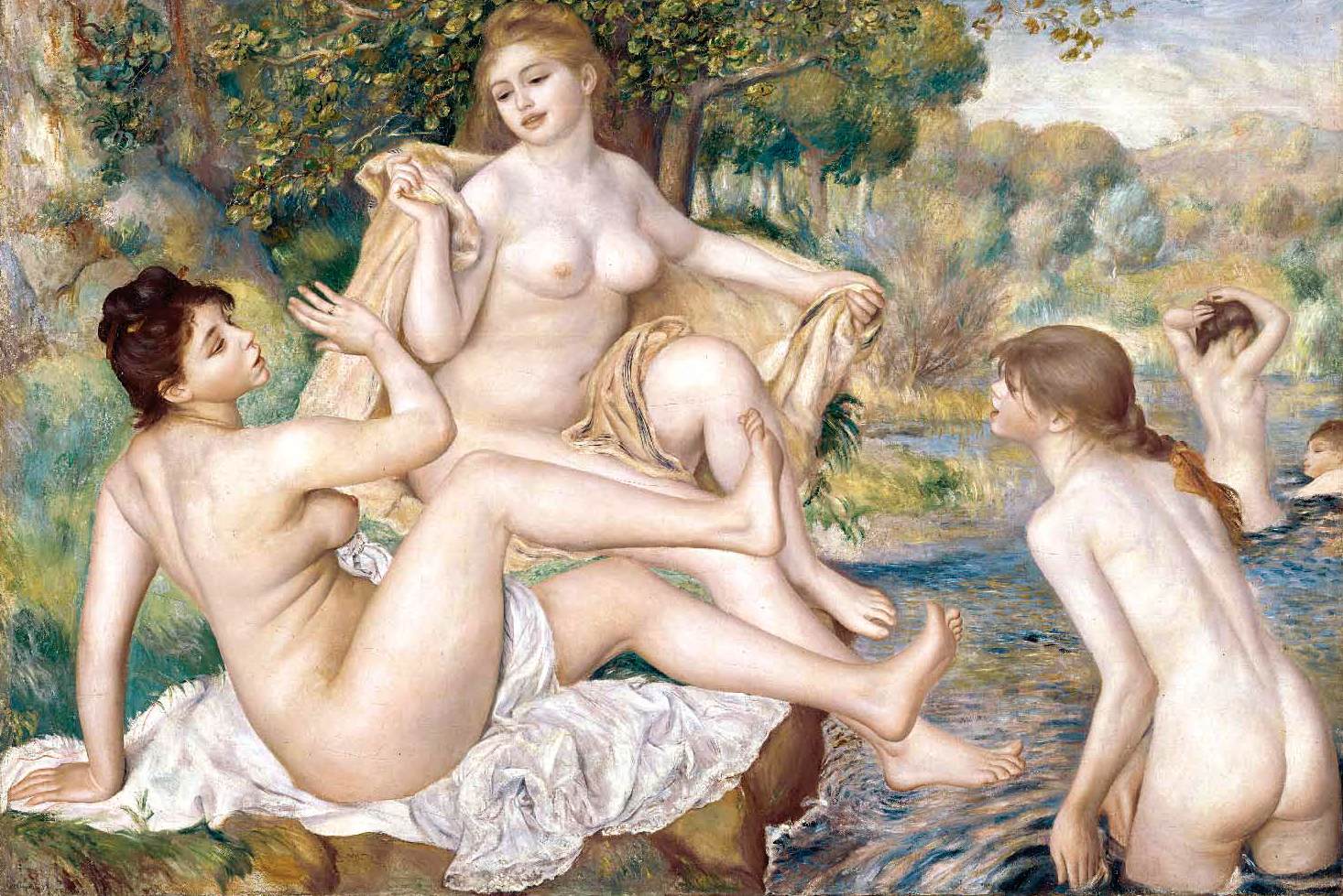 Large Bathers (Les Grandes Baigneuses) by RENOIR, Pierre-Auguste