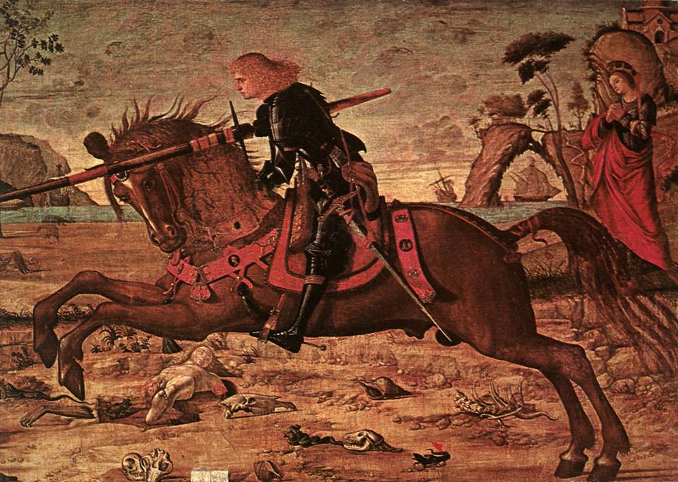 St George and the Dragon (detail) by CARPACCIO, Vittore