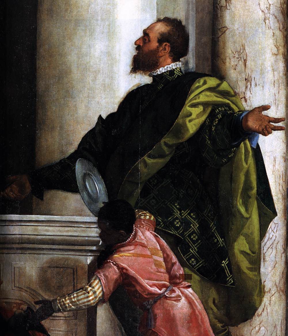 Feast in the House of Levi (detail) by VERONESE, Paolo