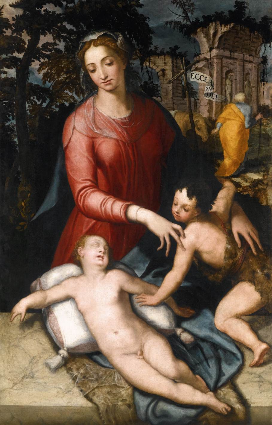 The Holy Family with the Infant St John the Baptist by