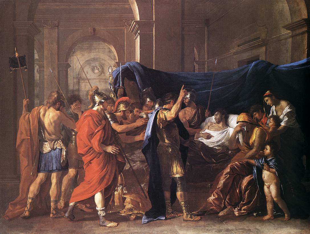 The Death of Germanicus by POUSSIN, Nicolas