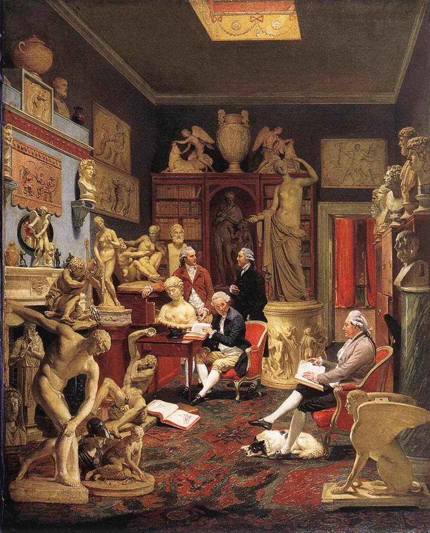 Charles Towneley in his Sculpture Gallery by