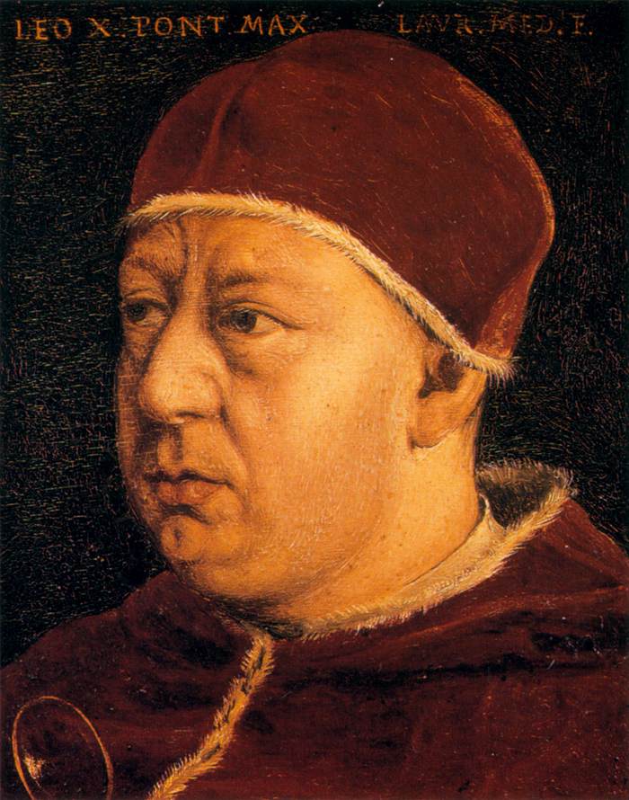 Pope Leo X by BRONZINO, Agnolo