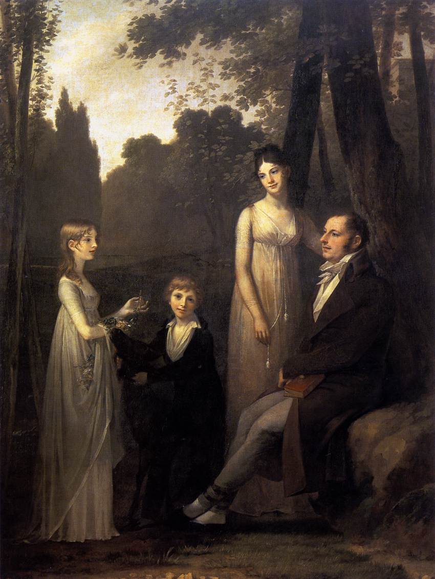 Rutger Jan Schimmelpenninck with his Wife and Children by PRUD'HON, Pierre-Paul