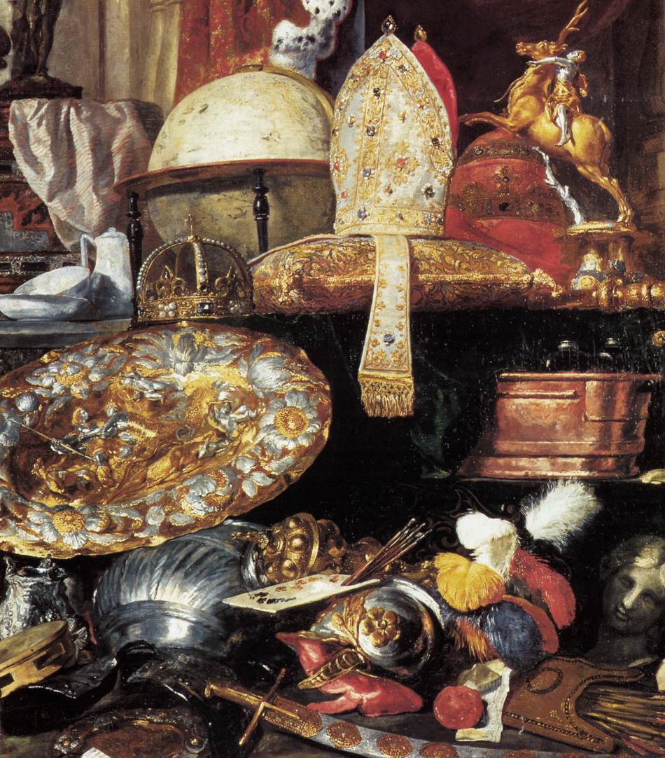 Large Vanitas Still-Life (detail) by