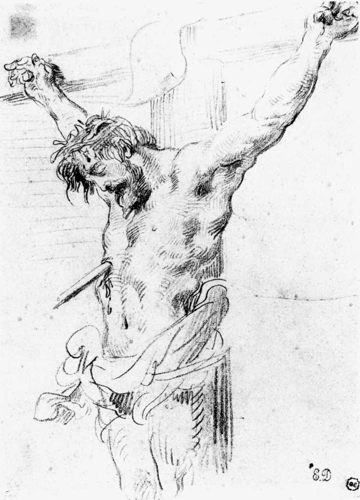 Christ on the Cross by DELACROIX, Eugène